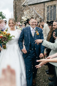 confetti throwing during candid photography and videography moment