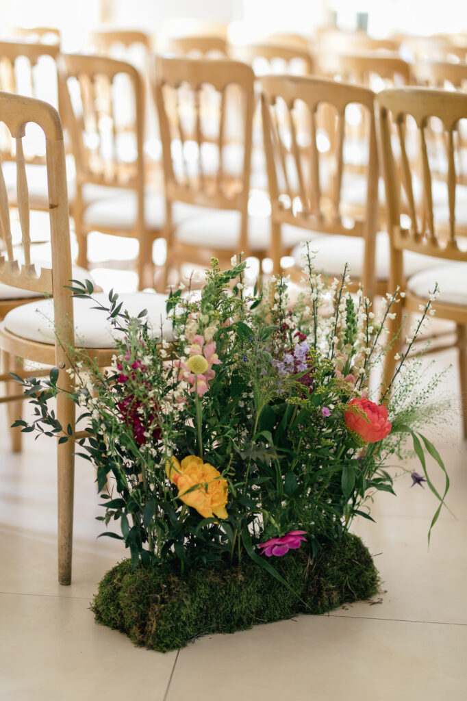 floral arrangent at Northbrook Park 