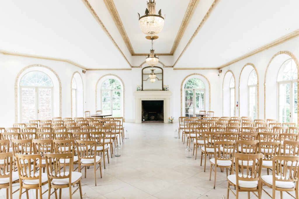 Northbrook park ceremony room setup example