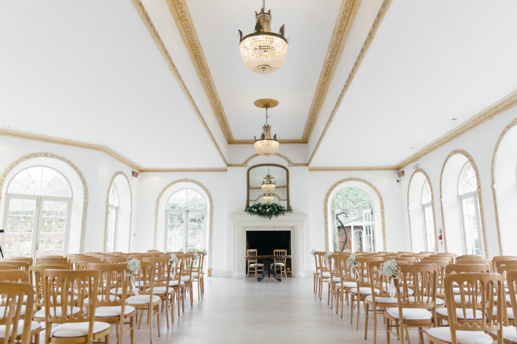 Northbrook park ceremony room setup